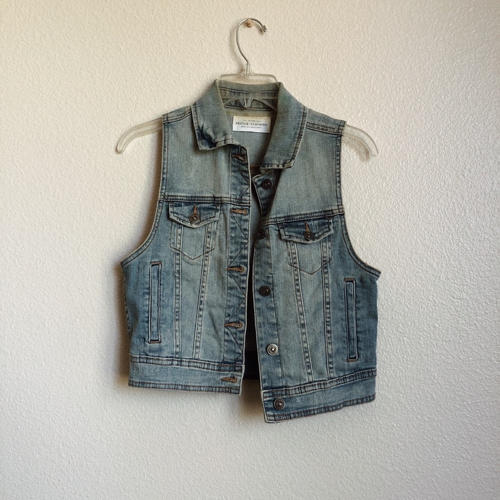Denim vest